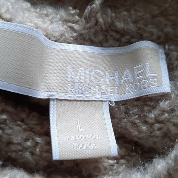 Michael Michael Kors Wool Blend Turtleneck Sweater Size Large - Picture 4 of 5